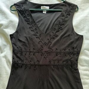 Sleeveless evening dress